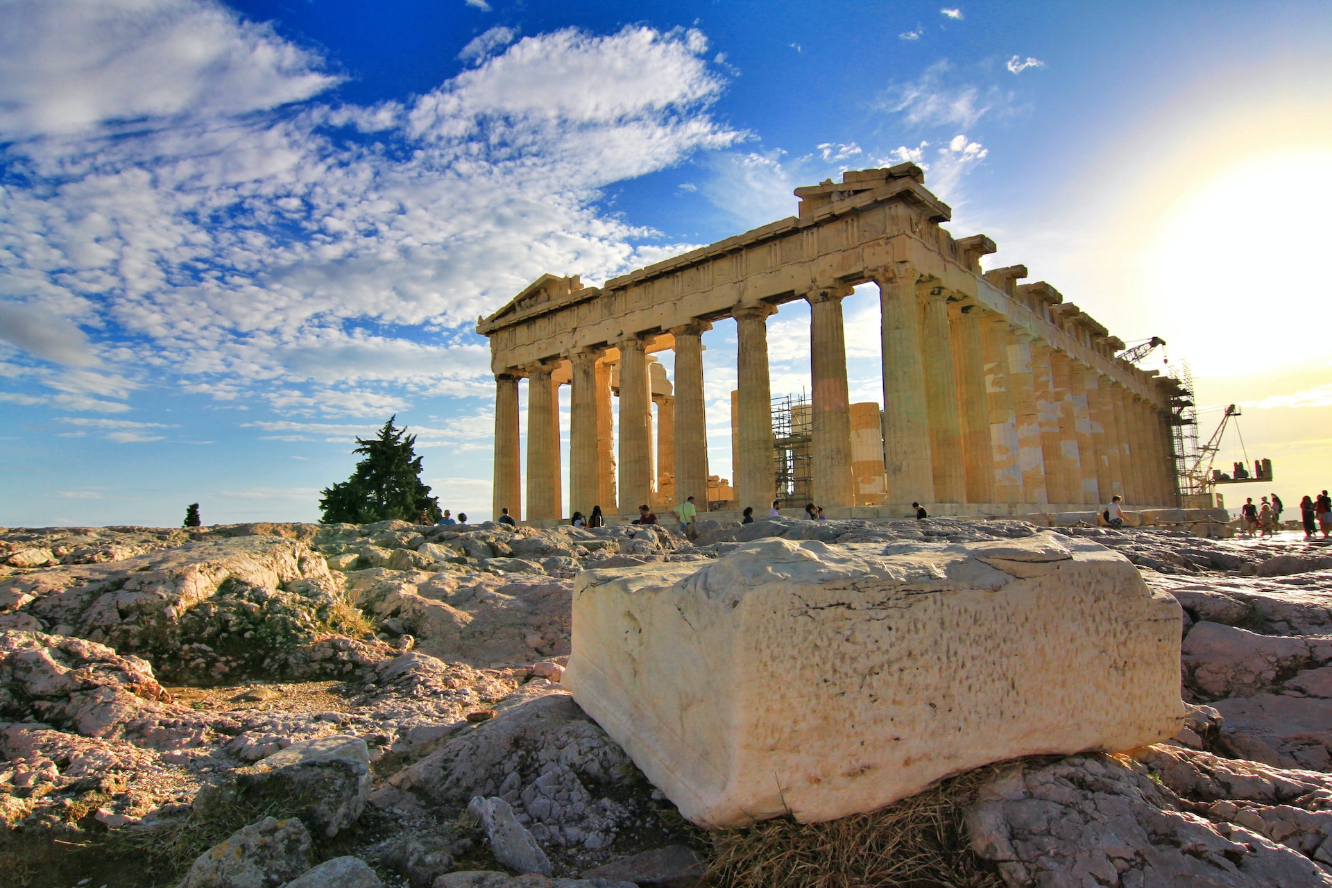 The Acropolis of Athens.
